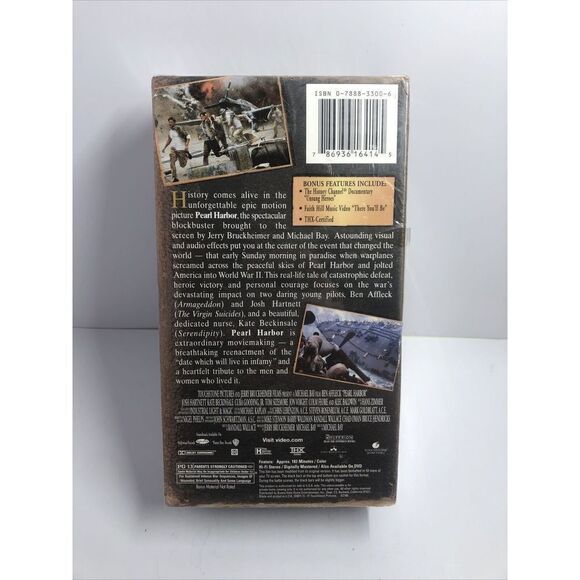 Pearl Harbor VHS 2001 Brand New Sealed 2 Tape Set 60th Anniversary Edition - Picture 4 of 6